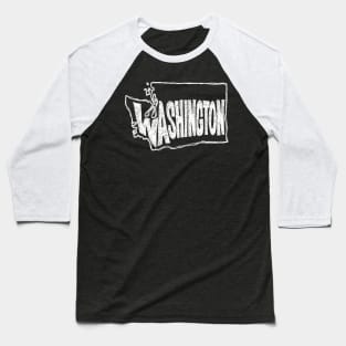 Washington (White Graphic) Baseball T-Shirt